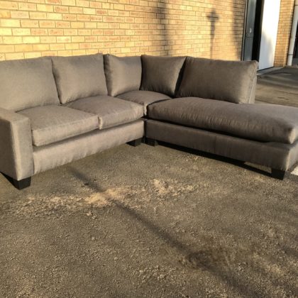 New 3 Piece Corner with Daybed 2.5 x 2.5m Chip Foam Cushions